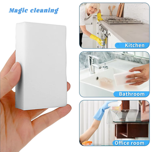 Goma de borrar de espuma limpia multifuncional al por mayor, esponja de melamina mágica para el hogar con bloques blancos - Product Image 6