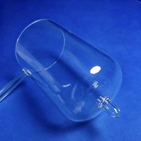 Tube en silice fondue de haute qualité, personnalisé, résistant à la chaleur, pour laboratoire