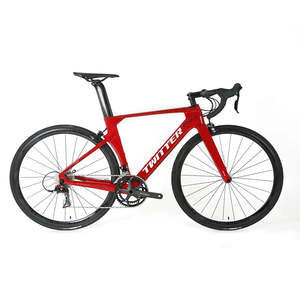 Bicicleta de Carretera RIVAL de Alta Calidad, 22 Velocidades, Cuadro de Fibra de Carbono, Unisex, Llanta de Aluminio, Horquilla de Acero, Color Azul, 46cm, Alta Calidad - Product Image 5
