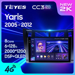 TEYES CC3 2K lettore DVD auto per <span class=keywords><strong>Toyota</strong></span> <span class=keywords><strong>Yaris</strong></span> XP90 <span class=keywords><strong>2005</strong></span> - 2012 9 pollici GPS Android navigatore lettore DVD per auto - Product Image 5