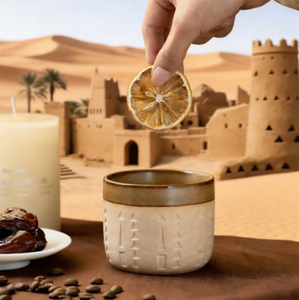 Mug à café en céramique <span class=keywords><strong>vintage</strong></span> de style architectural arabe traditionnel du Moyen-Orient, 250 ml, passe au lave-vaisselle et au <span class=keywords><strong>micro</strong></span>-ondes - Product Image 2