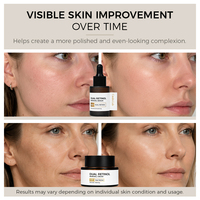 Ensemble de crème pour le visage au sérum anti-âge à la formule personnalisée, rétinol et bakuchiol, pour tous les types de peau, soin de nuit de luxe coréen, OEM/ODM