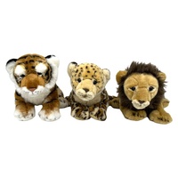 CE Personnalisé OEM/ODM Adorable peluche léopard Animal en peluche doux avec une pose assise réaliste pour la Saint-Valentin