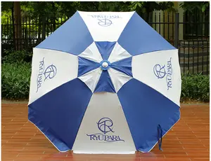 Plaj şemsiyesi açık şemsiye promosyon kubbe güneş çin malı şemsiye toptan parçaları base standart boyutu 48 inç