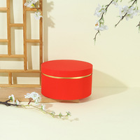 Großhandel Umweltfreundliche Karton-Zylinder-Röhre mit Flachkante Blumen 2-in-1-Set Geschenk Runde Recycelbare Papierbox