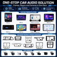 Cadre universel pour autoradio Android, lecteur audio de voiture, GPS, support caméra de recul, système d'infodivertissement automobile