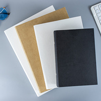 Couverture de carnet de planification en papier kraft recyclable et écologique A4 A5 B5 A6, classeur à anneaux pour bureau et étudiants