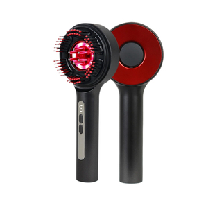Pettine Elettrico per Massaggio del Cuoio Capelluto, Massaggiatore Vibrante per la <span class=keywords><strong>Testa</strong></span>, Simulazione di Impastamento, Sollievo dalla Fatica, Portatile, Ricaricabile USB, Batteria al Litio - Product Image 1