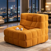 Fauteuil convertible modulaire à compression à prix abordable, en mousse à mémoire de forme haute densité, élégant, inclinable, avec éponge douce