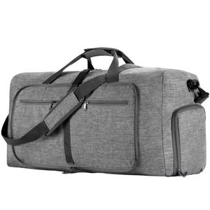Sac de sport et de voyage en toile cationique grande capacité de haute qualité avec fermeture éclair, sac de fitness à la mode - Product Image 1