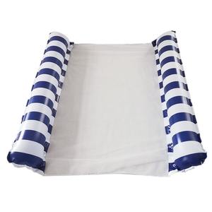 कारखाने थोक इंफ्लेटेबल लाउंज कुर्सी फोल्डेबल धारीदार फ्लोटिंग बेड और गद्दे पानी-फ्लोटिंग हैममॉक - Product Image 1