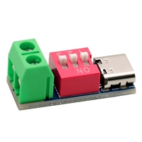 Carte de test de charge rapide PDSink PD Decoy, tensions réglables 5V-20V, réglage par code rotatif, connecteur de charge