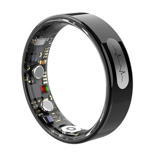 Anillo Inteligente ECG, Monitor de Frecuencia Cardíaca y Oxígeno en Sangre, Negro, 4.6G No. Verano 2025 7-14 - Product Image 1
