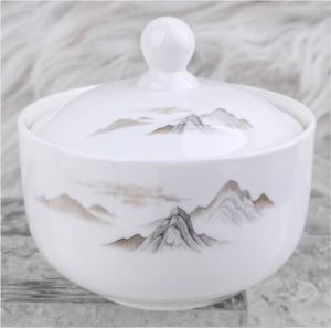Juego de Vajilla de Porcelana Personalizable, Platos Redondos, Cuadrados e Irregulares de Cerámica Blanca para Hoteles, Restaurantes y Bodas - Product Image 2