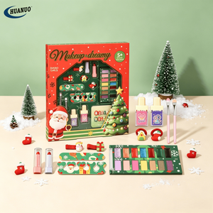 Coffret de maquillage lavable pour enfants, cadeau de Noël, ensemble de jouets cosmétiques pour filles, OEM, sûr, non toxique, jeu d'imitation pour enfants, vernis à ongles, fard à paupières - Product Image 1