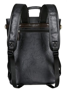 Tas Selempang Ganda Gaya Korea Ransel Fashion Mahasiswa Ransel <span class=keywords><strong>Laptop</strong></span> PU Ramah Lingkungan Tahan Air Resleting 20-35L - Product Image 5