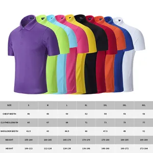 Arbeits uniform Polyester Spandex Tichert Gießen Hommes Grande Taille Polos Männer Private Label Sublimation Golf Polo Shirt Benutzer definiertes Logo