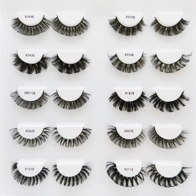 ฟรีตัวอย่าง 15 มม.Lashes3d ขายส่งผู้ขาย 3D สีFaux Minkขนตาปุยขายส่งธรรมชาติมังสวิรัติผ้าไหมขนตา