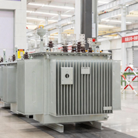 Transformador de Distribución Trifásico Sumergido en Aceite de 50 KVA 100 KVA 11KV 400V, Precio de Fábrica en China