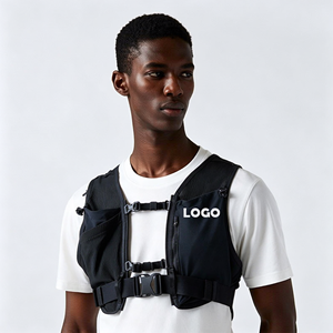 Chaleco Deportivo Desmontable con Logotipo Personalizado al por Mayor, Ecológico, a la Moda, con Bolsillo Ajustable y Reflectante, Riñonera Deportiva, MOQ Bajo - Product Image 2