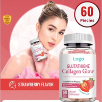 En Vente Fourniture d'Usine OEM Gummies Chauds au Glutathion et Collagène Éclaircissants, Anti-âge, Réducteurs de Rides, en Stock Gluta