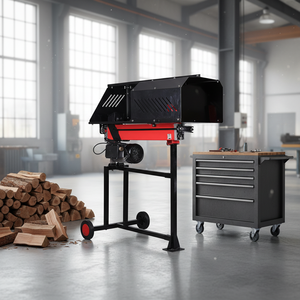 Fendeuse <span class=keywords><strong>de</strong></span> bûches horizontale RUIHONG 230V, capacité 6 tonnes, 2000W, pour le traitement commercial du <span class=keywords><strong>bois</strong></span> <span class=keywords><strong>de</strong></span> <span class=keywords><strong>chauffage</strong></span>, avec jauge et support - Product Image 1