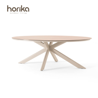 Ensemble ODM de salle à manger moderne et imperméable personnalisé pour l'extérieur ensemble table et chaises de luxe pour hôtel et villa de jardin