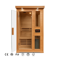 Sauna infrarouge électrique en bois massif KLAFIN, cabine de massage à vapeur sèche, bain SPA moderne pour appartement, utilisation intérieure et extérieure