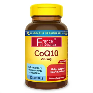 Dietary Supplement Co Q-10高品質のビタミン80急速放出ソフトジェルは心臓機能のサポートに役立ちます