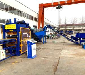 เครื่องจักรผลิตอิฐบล็อกประสิทธิภาพสูง Shengya รุ่น SY4-10 ระบบไฮดรอลิกอัตโนมัติเต็มรูปแบบ สำหรับผลิตอิฐปูพื้นและอิฐบล็อกประสาน - Product Image 1