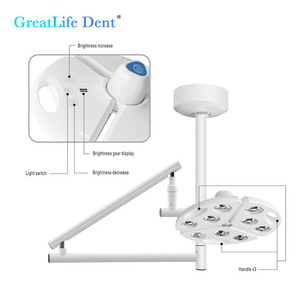 GreatLife Dent 90W LED 70000Lux Lampe sans ombre pour examen médical, micro-chirurgie, plafond et murale, pour animaux de compagnie et vétérinaires - Product Image 4