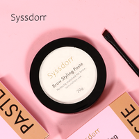 Pâte de mappage des sourcils blanche Syssdorr, marque privée, résistante à l'eau, personnalisée pour le henné et la lamination des sourcils
