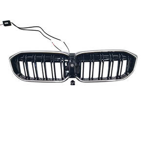 Для BMW 3 серии G20 2023 2024 м, спортивная гоночная решетка, светодиодная светящаяся решетка, несколько стилей, передняя решетка - Product Image 5