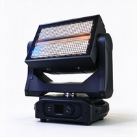 Projecteur Stroboscopique XY Mobile 500W DMX512 RDM RGB Bicolore Lumière Dorée pour DJ, Discothèque, Concert, Spectacle Scénique