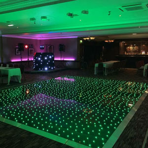 Pavimento Luminoso RGB Nero per Feste di Matrimonio e Balli - Product Image 1