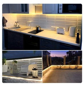 Bảo hành linh hoạt LED chiếu sáng Băng ấm trắng COB LED Strip 220V COB LED Strip 5M 50M 100M điện áp cao COB LED Strip ánh sáng - Product Image 6