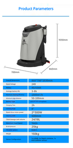 Robot Aspirador Inteligente Comercial para Limpieza de Pisos, Barrido Autónomo con Evitación Automática de Obstáculos, Seguro y Eficiente - Product Image 6