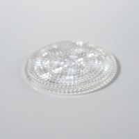 Lentille Fresnel en verre borosilicate pressé BO-GLASS DIA50-350mm avec revêtement antireflet OEM pour éclairage de scène circulaire composé