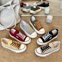 Baskets en toile blanches de haute qualité pour femmes et unisexe, espadrilles vulcanisées élégantes à lacets, semelle EVA antidérapante, automne-été