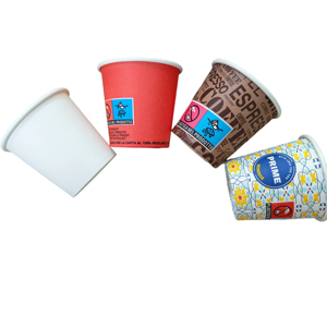 2.5oz Italy Espresso Coffee Paper Cups 4oz 6oz Custom Logo Printed Disposable Tasty Coffee Cups - Product Image 1