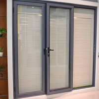 Ventanas Corredizas de Aluminio con Mosquiteras Ocultas, Deslizamiento Suave y Protección Contra Mosquitos para Salas de Estar de Apartamentos