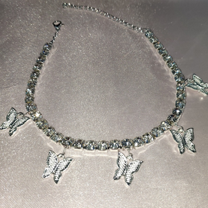 Été nouveau design or <span class=keywords><strong>argent</strong></span> rose plaqué or papillon cheville tennis pour les femmes - Product Image 3