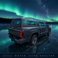 Capot de camion en aluminium à toit plat pour Ford F150 Ranger Tacoma Tundra, résistant aux intempéries, verrouillable, OEM ODM