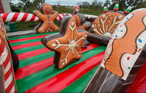 Jeu interactif gonflable unique d'homme de pain d'épice de Noël avec la conformité de la CE EN14960 - Product Image 5