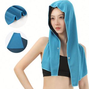 High-Quality Cooling <b>Hoodie</b> Towel, Absorbent, Breathable, Sun Protection, Cooling Head Gym <b>Hoodie</b> Towel - Product Image 1