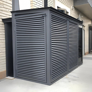 Rainproof Sun-Resistant Eco-Friendly Multi-Functional Heavy-Duty Aluminum Alloy Modern Outdoor <b>Garden</b> <b>Storage</b> Cabinet Tool <b>Shed</b> - Product Image 2