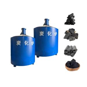 Machine de fabrication de charbon de bois à vendre chaude Inde/fournisseur de four de fabrication de charbon de bois en coquille de noix de coco - Product Image 1