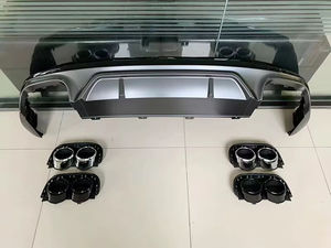 Diffusore Posteriore Stile SQ5 per Audi Q5 2018-2021, con Terminali di Scarico, Modello Sline - Product Image 2