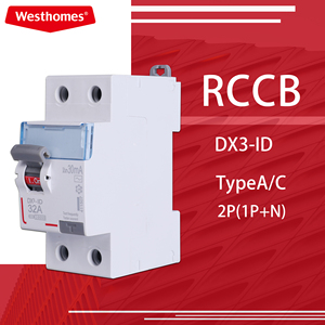 Disjoncteur différentiel (RCCB) Westhomes 1P+N 6-<span class=keywords><strong>63A</strong></span> pour la sécurité électrique basse tension dans la distribution d'énergie à basse tension - Product Image 2