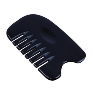 Peigne Gua Sha en corne de vache, outil de thérapie pour le massage de la tête, du dos et du corps - Product Image 1